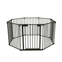 スチールペットサークル 8枚セット ブラック | KISSBABY