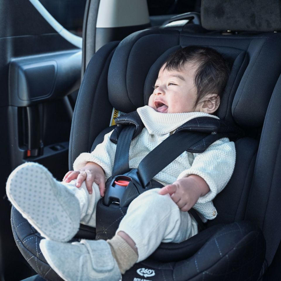 ロングユースチャイルドシートHS ナチュラルピンク BabyGo! 1歳