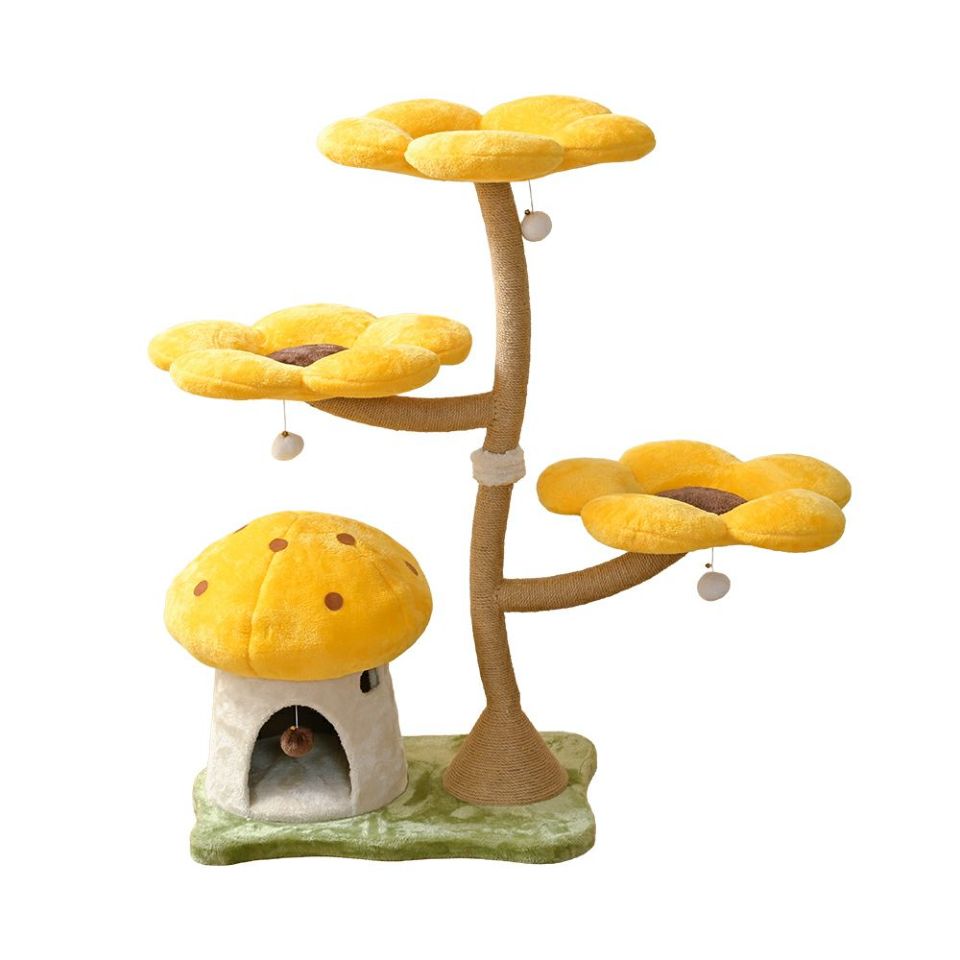 キャットツリーフラワーイエローハニー | KISSBABY